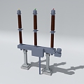 Substation equipment kV35 CB B 3d model