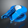 laser tower turret turntable sci-fi tower defense game tower defense sci-fi turret game turret game turret 3d model