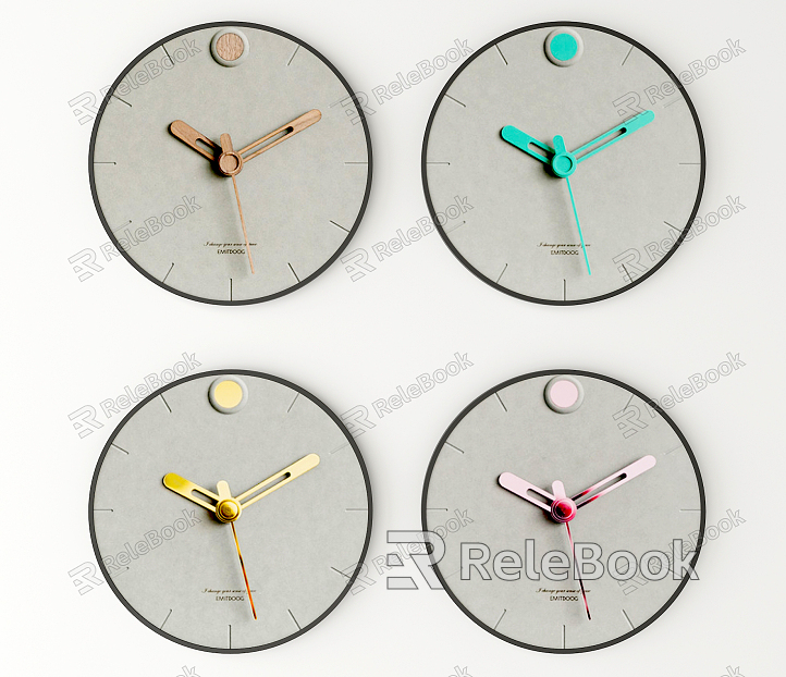 Modern clock decoration wall clock model