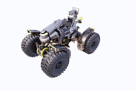 modern car off-road 3d model