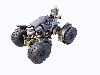 modern car off-road 3d model