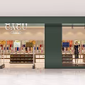Modern Bright CACU Boutique Clothing Store With Fashion Mannequins And Neat Fabric Displays