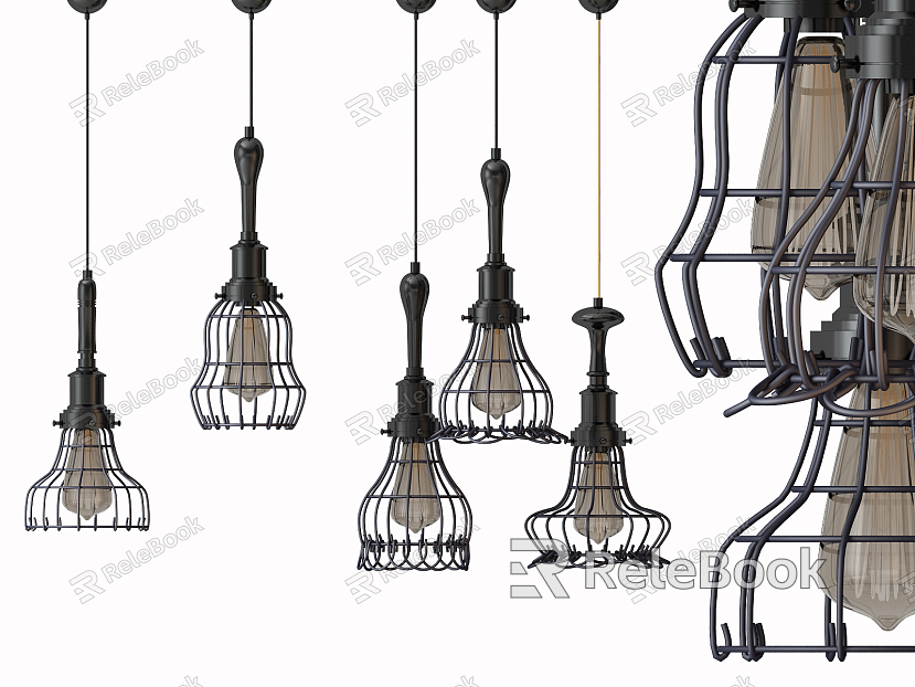 Industrial LOFT chandelier model