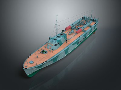 Modern Warship Ship Warship 3d model