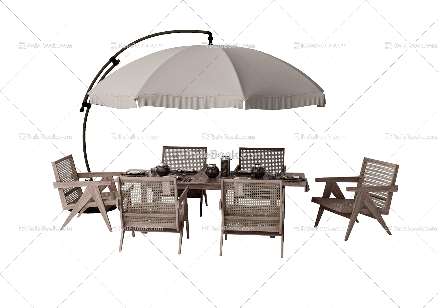 Summer BBQ Stand Outdoor Table and Chair Camping Area Table and Chair Farm Seat model