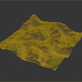 Geography, topography, mountain shape, ridge, ridge, valley, mountain range, canyon, geomorphology, mountain peak, mountain body 3d model