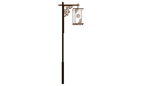 Street lamp 3d model