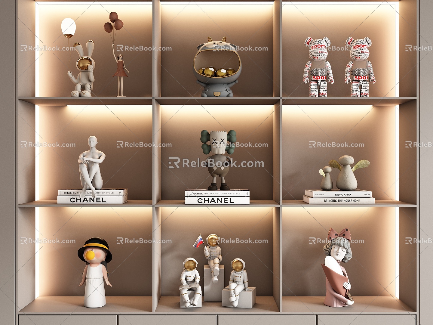 Jewelry Doll Ornaments 3d model