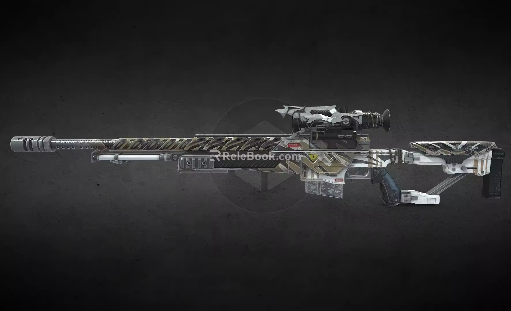 Science and technology sense weapon rifle gun game weapon game equipment 3d model