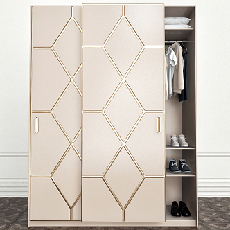 Modern wardrobe 3d model