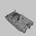Ares armored car 3d model