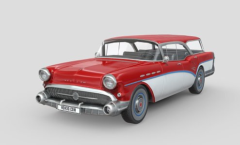 Year Buick Century Caballero Car 3d model