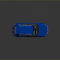 Blue Audi SUV Exterior Design With Glossy Finish And Alloy Wheels