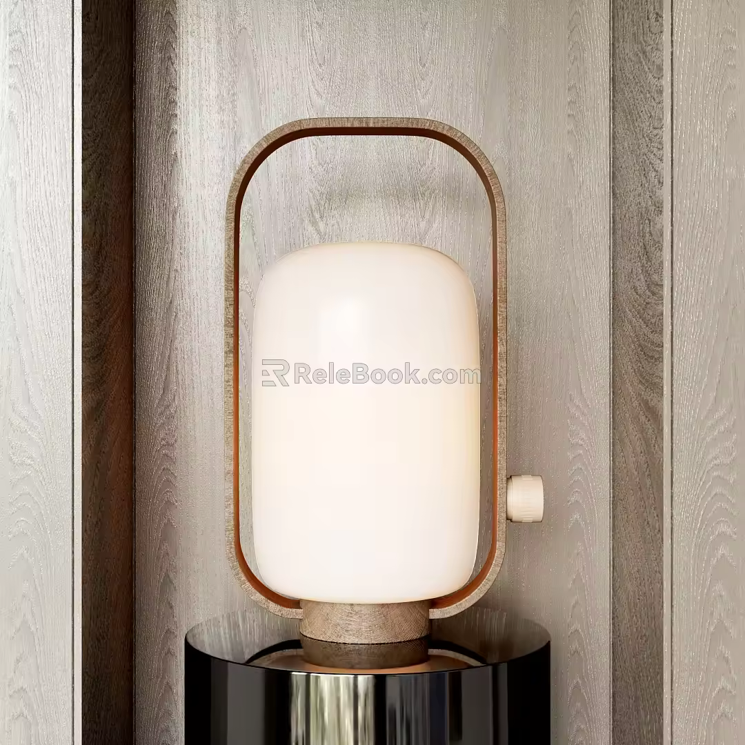 Table lamp Table lamp Glass lamp Areti 3d model