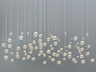 Modern chandelier 3d model