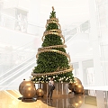 Giant Christmas Tree Christmas Beauty Luxury Christmas 3d model