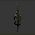 Green Stegosaurus Dinosaur 3D Model Displaying Pink Tipped Back Plates And Spikes