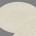 Round carpet Modern carpet 3d model