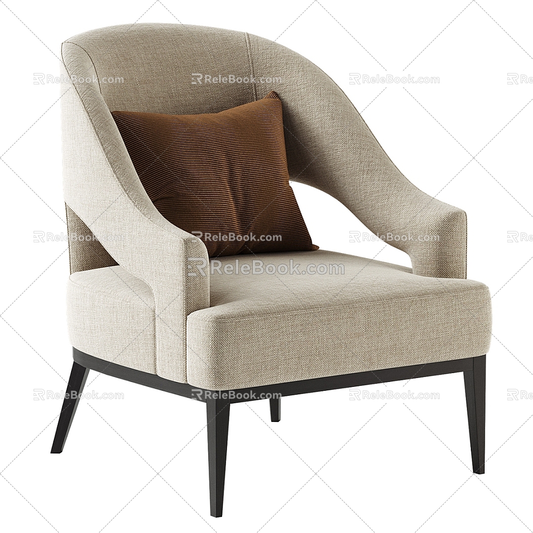 modern armchair 3d model