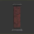 Modern Columns Stone Columns Stone Columns Old Stone Columns 3d model
