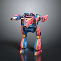 Robot Assistant Small Robot Butler Robot Butler Figure Game Figure 3d model