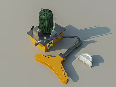 Bend Flat Iron Bend 3d model