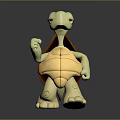 Turtle Cartoon Turtle Snapping Turtle Chickbill Turtle Reptile Cold Blooded Animal Reptile Class 3d model