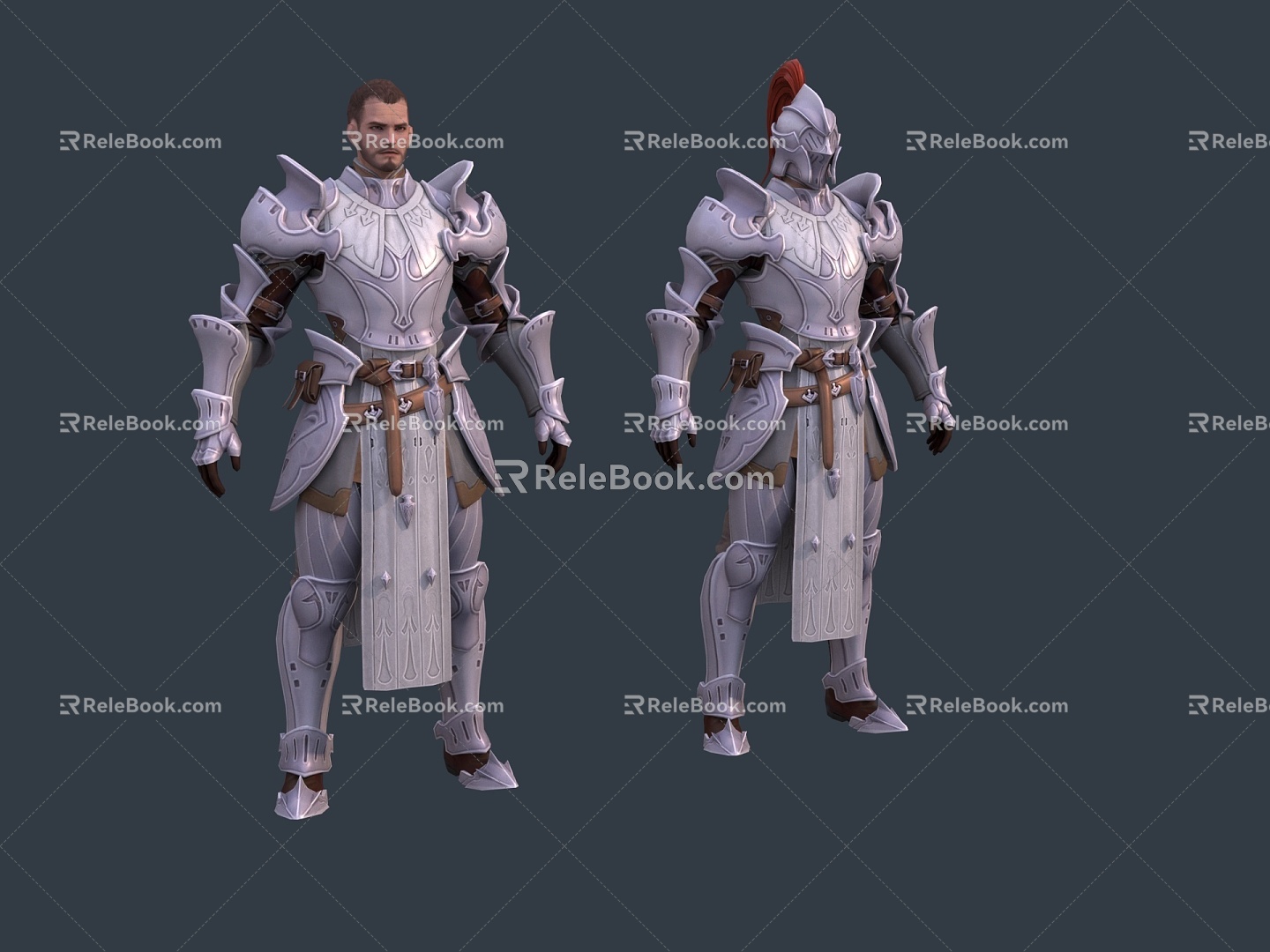 Medieval Soldier Knight Guard Warrior Armor Warrior Guard Royal Guard 3d model