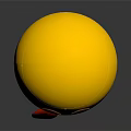 Yellow Smiley Face Decorative Ornament Sticking Out Red Tongue With Reflection On Gray Background