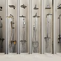 Shower Head Designs With Various Modern Styles And Water Flow Effects