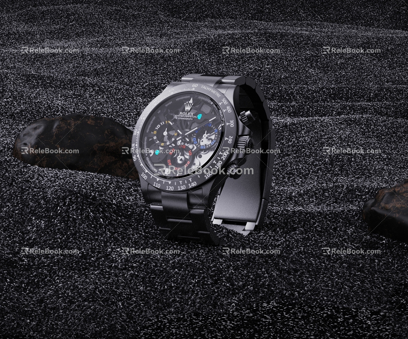 Outdoor electronic scene smart watch 3d model