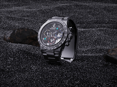 Outdoor electronic scene smart watch 3d model