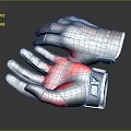 Car Driving Gloves Featuring Gray Red Design XXR Logo And Breathable Details