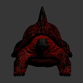 Modern Flame Turtle Volcanic Turtle Hell Turtle 3d model