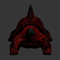 Modern Flame Turtle Volcanic Turtle Hell Turtle 3d model