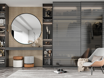 Modern Dresser Cloakroom model