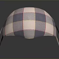 Cloth Face Mask With Plaid Pattern In Purple Pink White And Yellow Colors