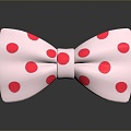 Bow tie decorations bow tie green bow tie accessories female supplies daily necessities 3d model