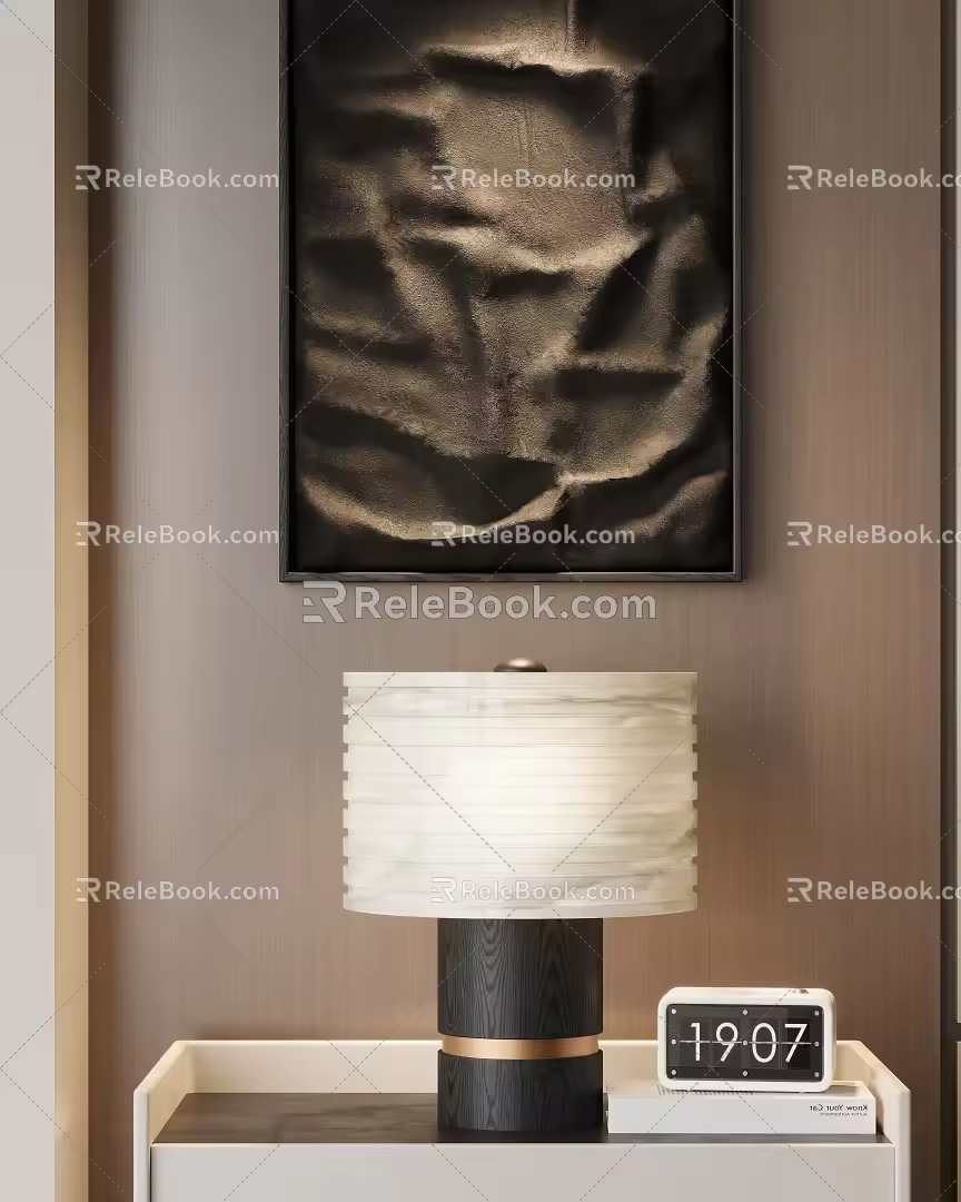 Modern table lamp 3d model