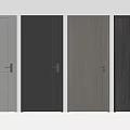 Modern Swing Doors In Various Colors And Materials For Home Interior