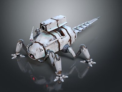 Industrial LOFT Robot Armored Beast Machine Dinosaur Mechanical Dinosaur Mechanical Monster Machine Monster Cartoon Monster 3d model