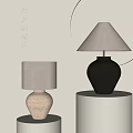 Quiet Wind Table Lamp 3d model