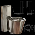 Stainless Steel Toilet Designs With Modern Sleek Finish And Various Styles