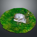 Geography, topography, mountain shape, ridge, ridge, valley, mountain range, canyon, geomorphology, mountain peak, mountain body 3d model