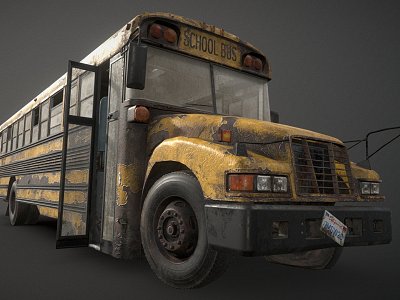 American school bus model