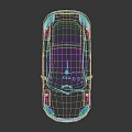 Red Sports Car Modern Two Door Coupe Design With Sleek Exterior And Black Alloy Wheels