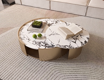 Modern Coffee Table Letter Coffee Table Marble Coffee Table Metal Coffee Table Round Coffee Table 3d model