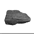 Natural Rock Formation Featuring Textured Surface And Cracked Details In Outdoor Setting