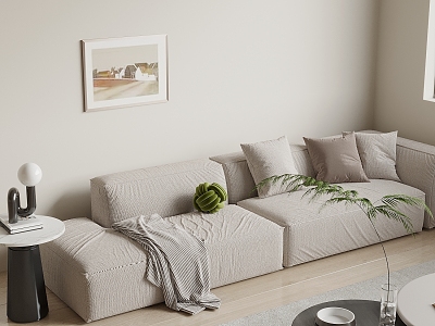 Modern double sofa model