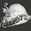 Sci-Fi Helmet Alien Helmet High Tech Helmet Game Helmet 3d model